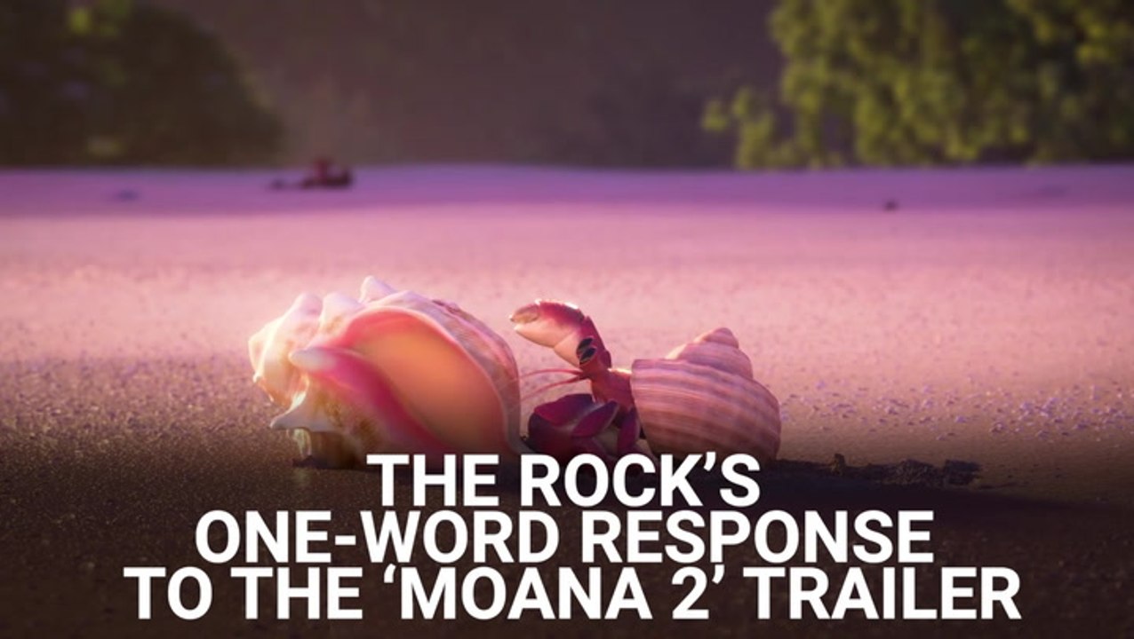 The Rock Had A One-Word Response After The 'Moana 2' Trailer Broke Major Records