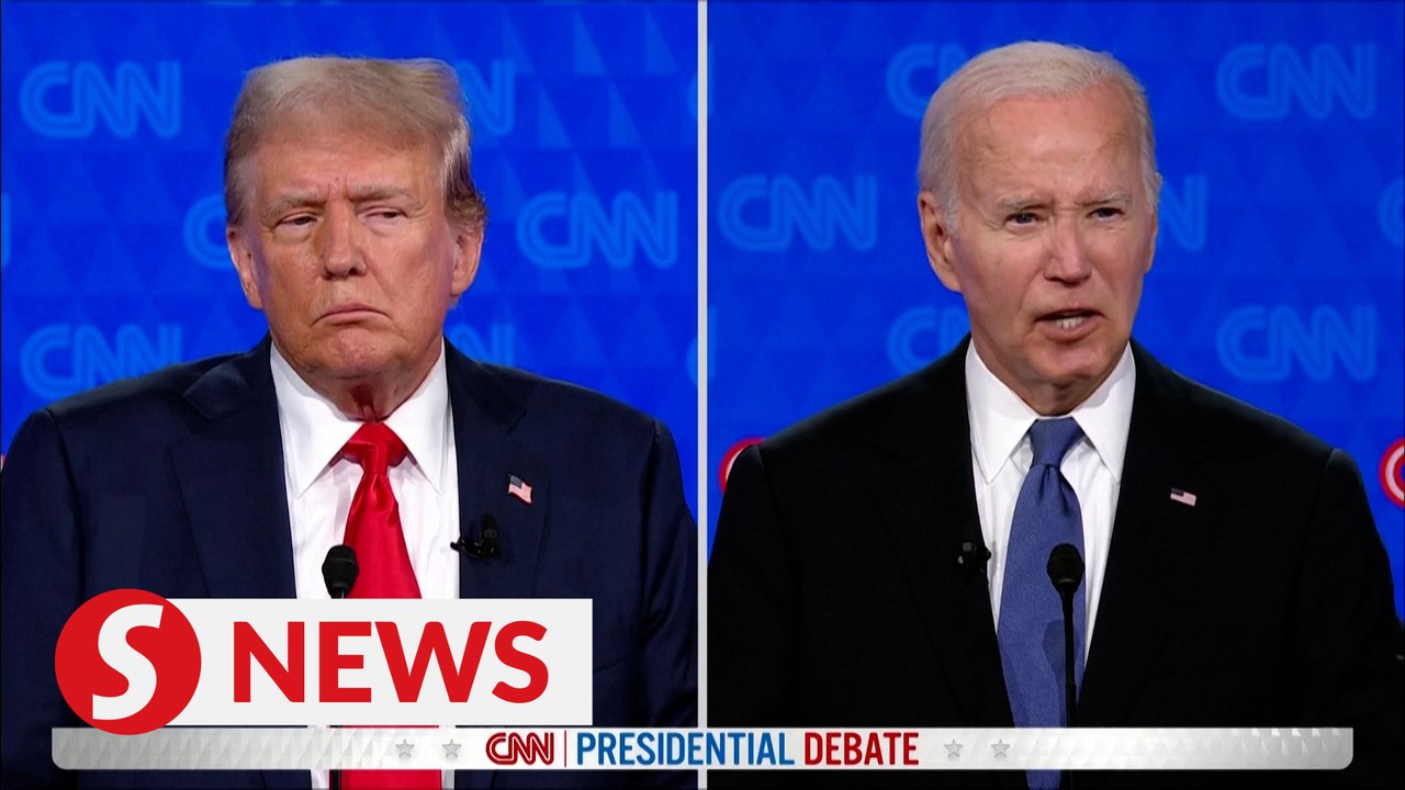 Biden and Trump trade attacks in first presidential debate