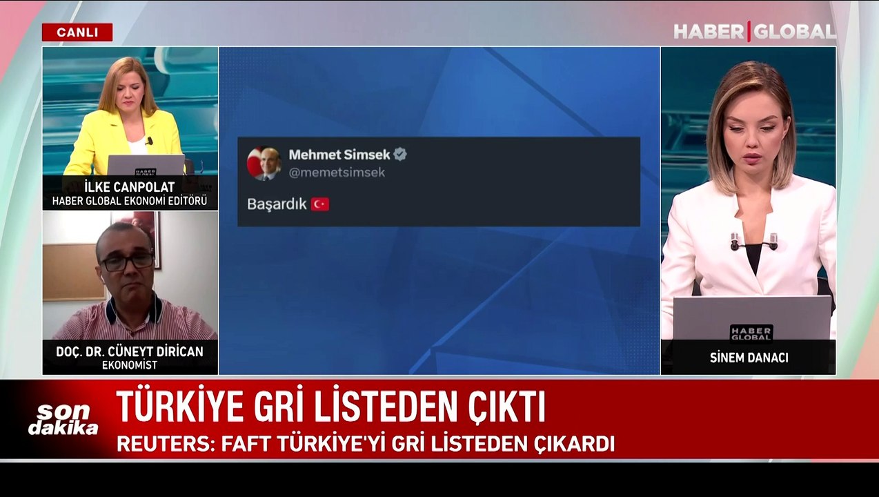 FATF, Türkiye'yi gri listeden çıkardı