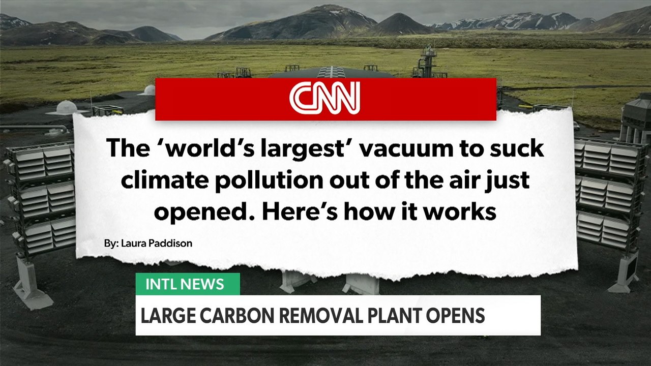 "Mammoth" Carbon Removal Plant Opens in Iceland | EarthxNews | EarthX