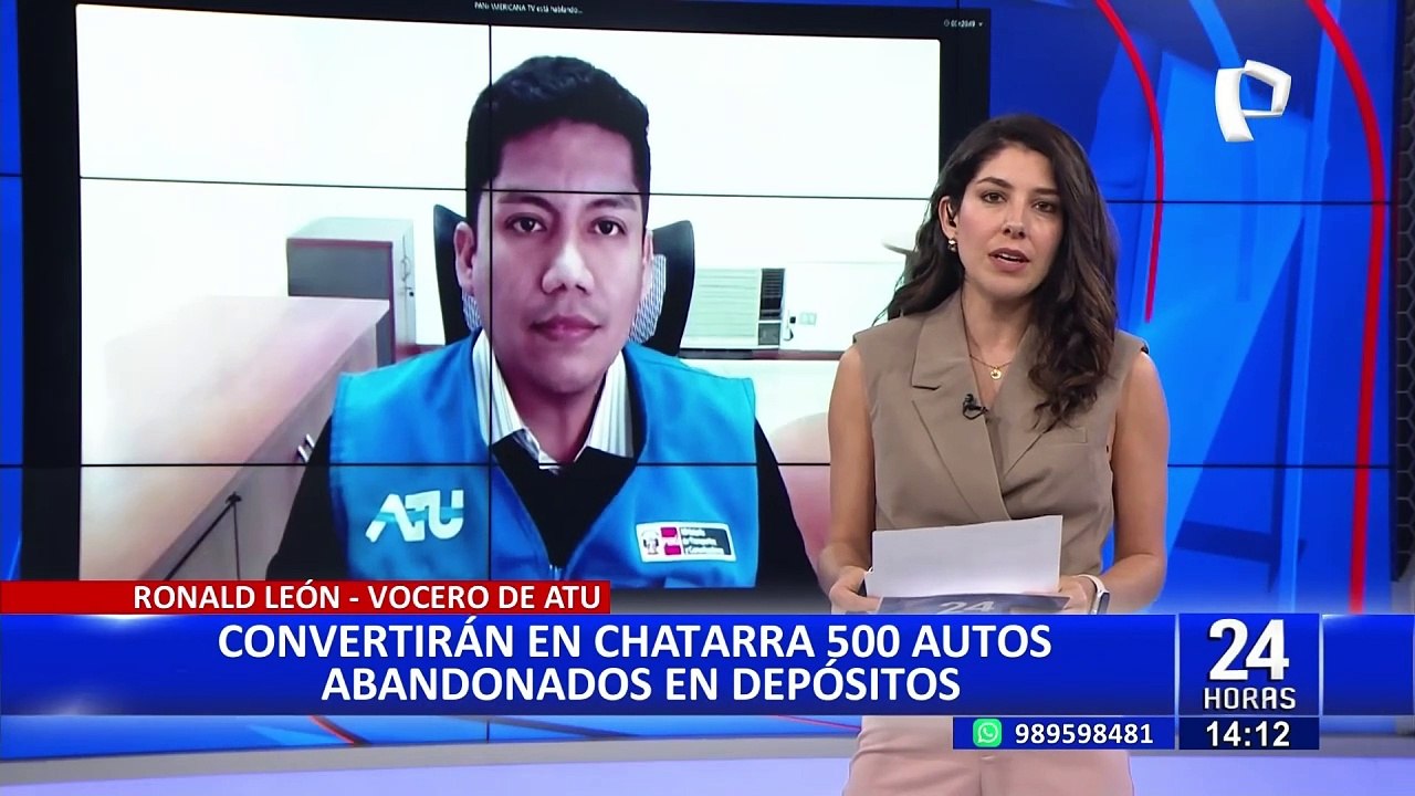 ATU anuncia plan de chatarreo de 500 autos abandonados en depósitos