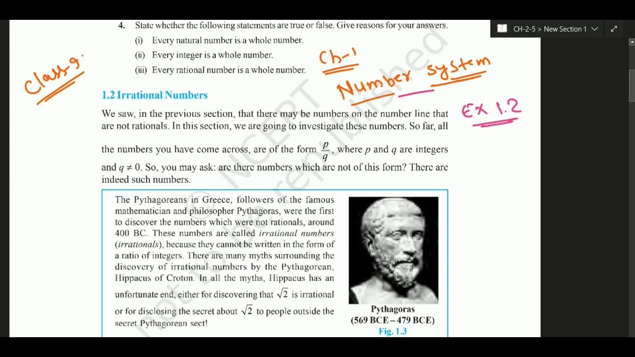 Class 9 Maths Chapter 1 Number Systems Exercise 1.2 Solution |Number Systems solution #mathssolution