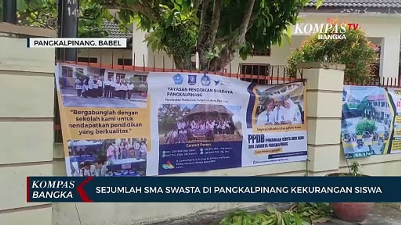 Sejumlah SMA Swasta di Pangkalpinang Kekurangan Siswa