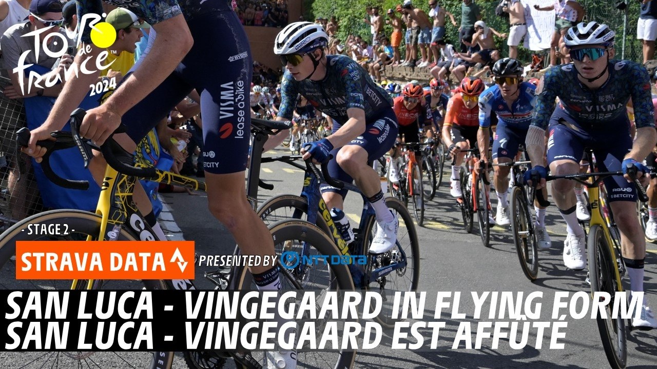 San Luca - Vingegaard in flying form - Tour de France 2024