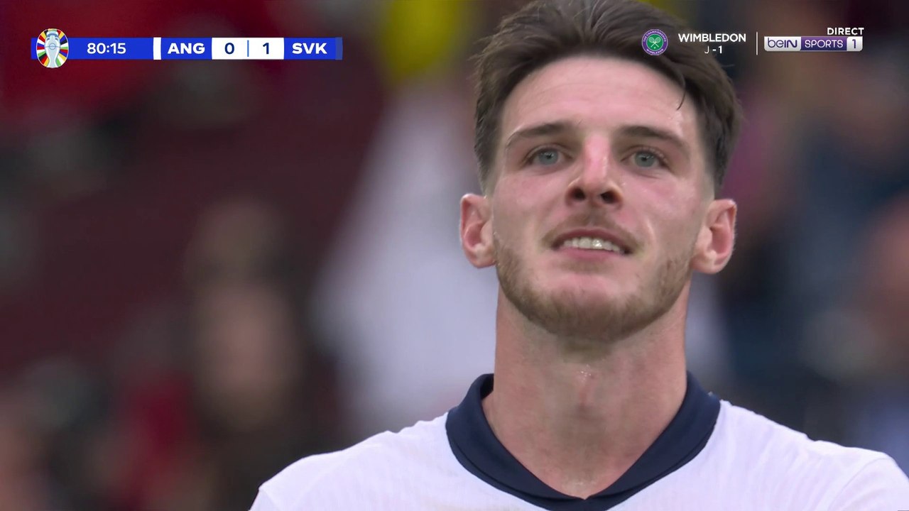 Euro 2024 : Le poteau de Declan Rice !