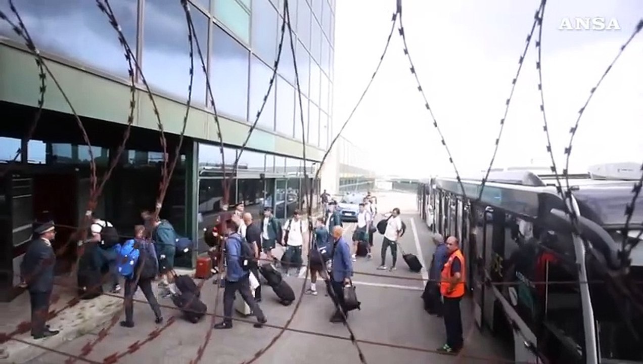 Euro 2024, la Nazionale e' rientrata in Italia