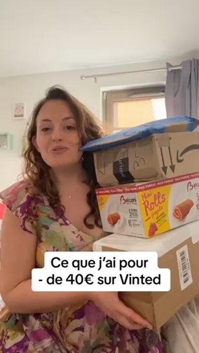 Colis bébé vinted