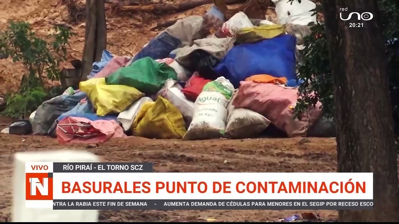 contaminación afecta al río Piraí