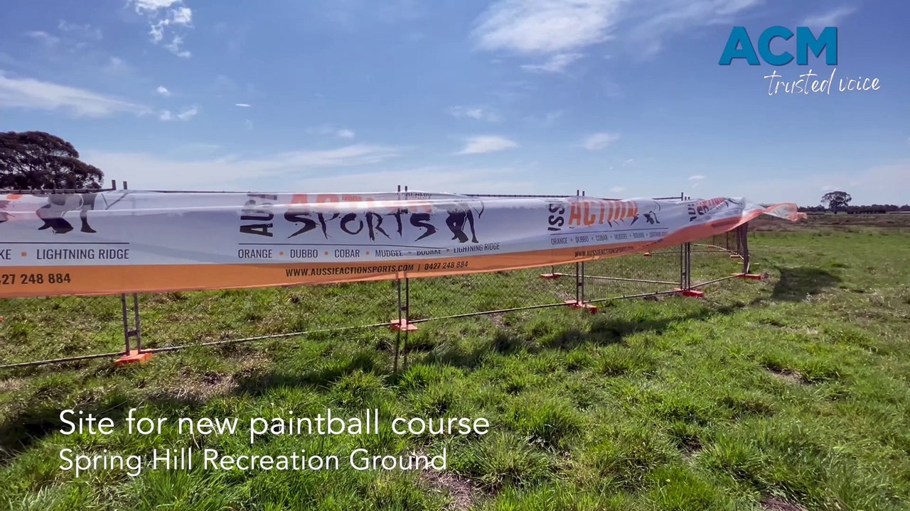 New site for Orange paintball course