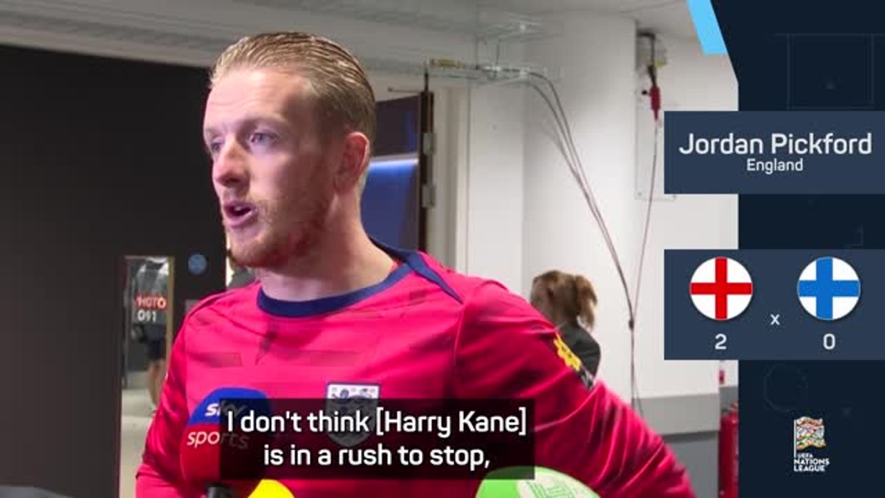 Kane 'more than likely' England's greatest ever player - Pickford