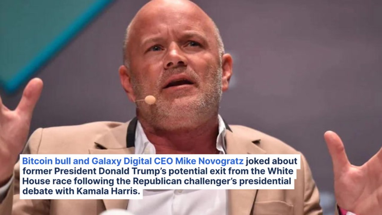 Bitcoin Bull Mike Novogratz On Trump-Harris Debate: 'She Smoked Him' — Max Keiser Says 'Everybody Knows The War Is Over'