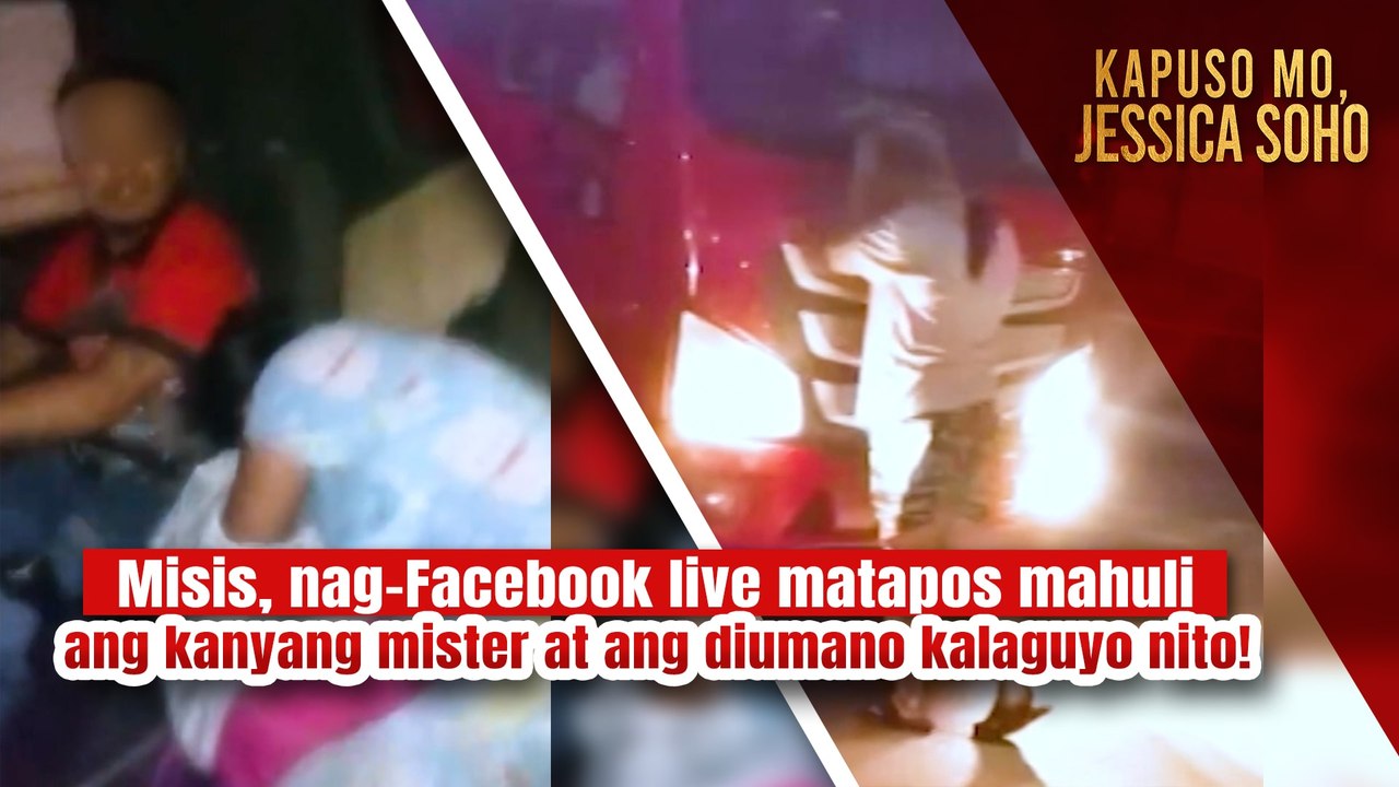 Misis, nag-Facebook live matapos mahuli si Mister at kalaguyo umano nito! | Kapuso Mo, Jessica Soho