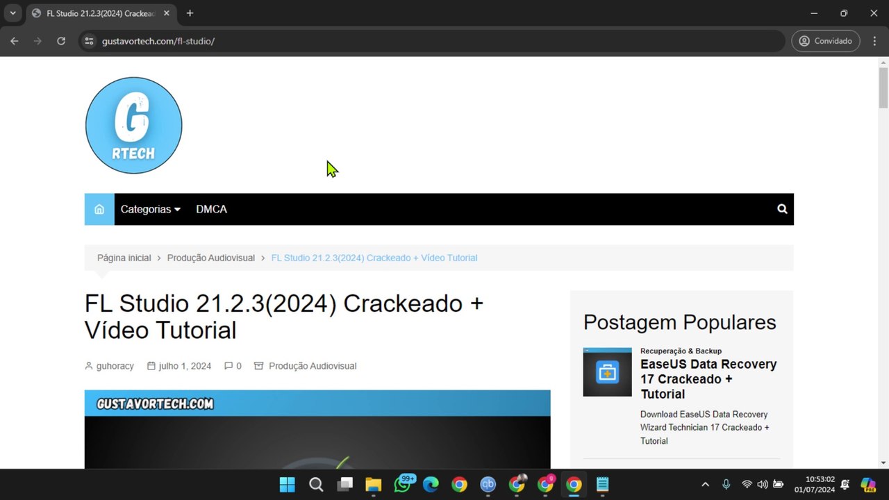 FL STUDIO 2024 21.3.2 - Ativação Por GUSTAVORTECH.COM