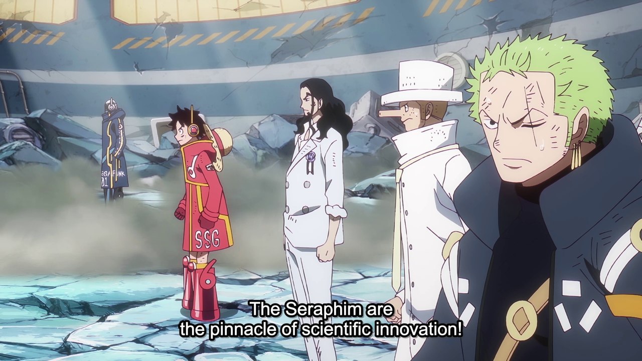 Seraphim vs. Luffy, Zoro, and CP0 | One Piece 1110