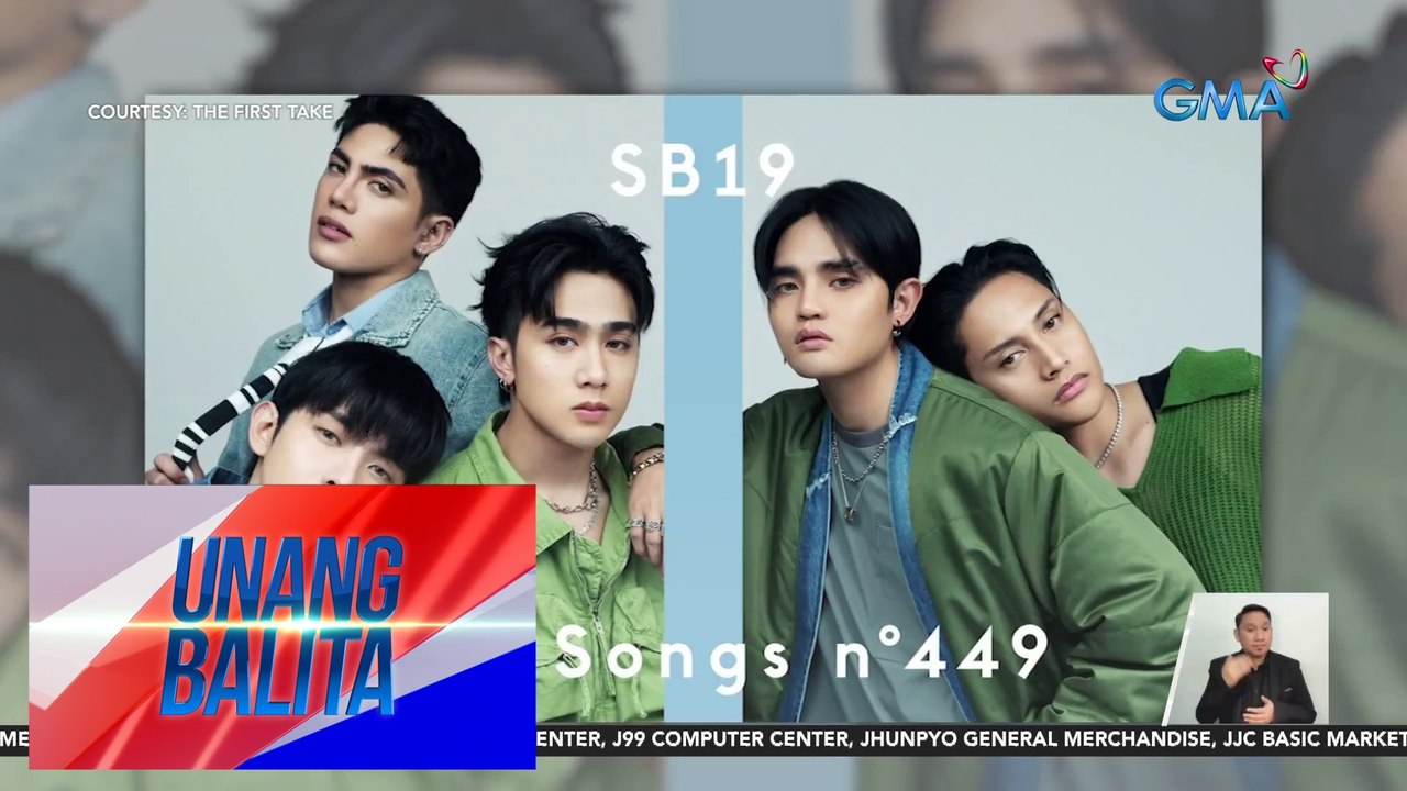 SB19, unang Pinoy act na na-feature sa "The First Take;" flawless "Gento" vocals ang ipinamalas | Unang Balita