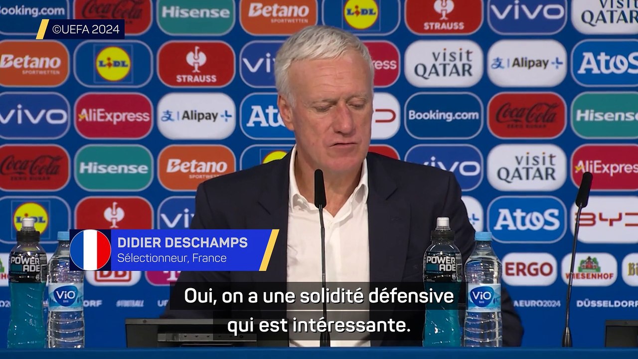 Deschamps : "Une solidité défensive intéressante”