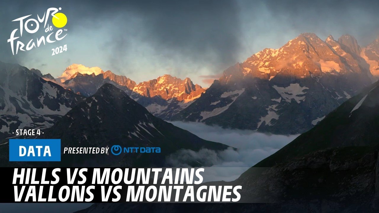 Hills vs mountains  - Tour de France 2024