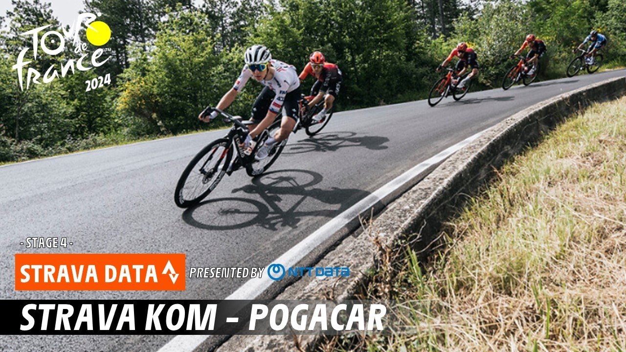 Strava KOM - Pogacar  - Tour de France 2024