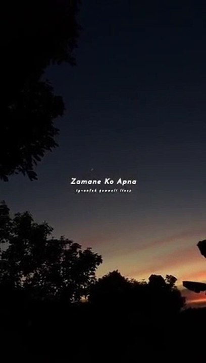 Zamane ko apna bana kar to deka