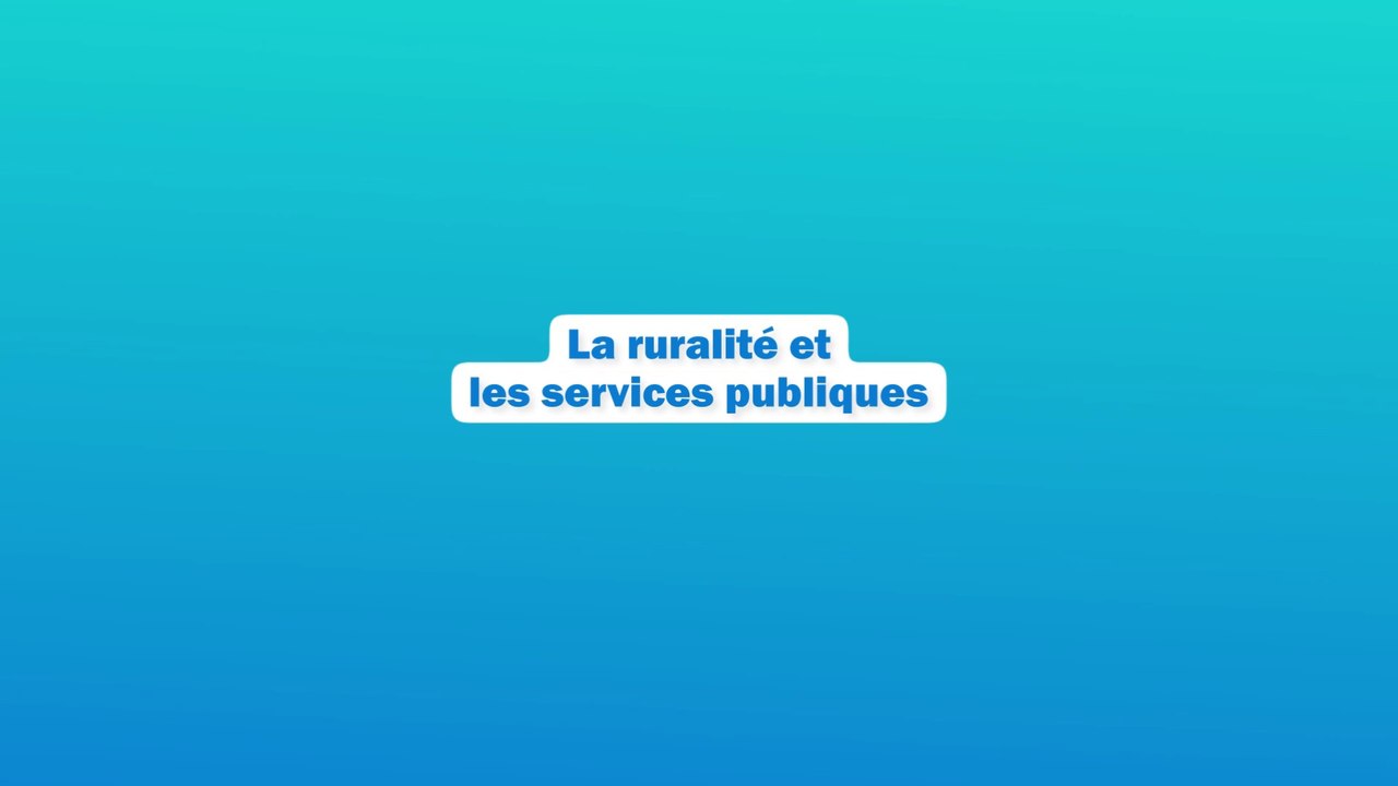 La ruralité et les services publics