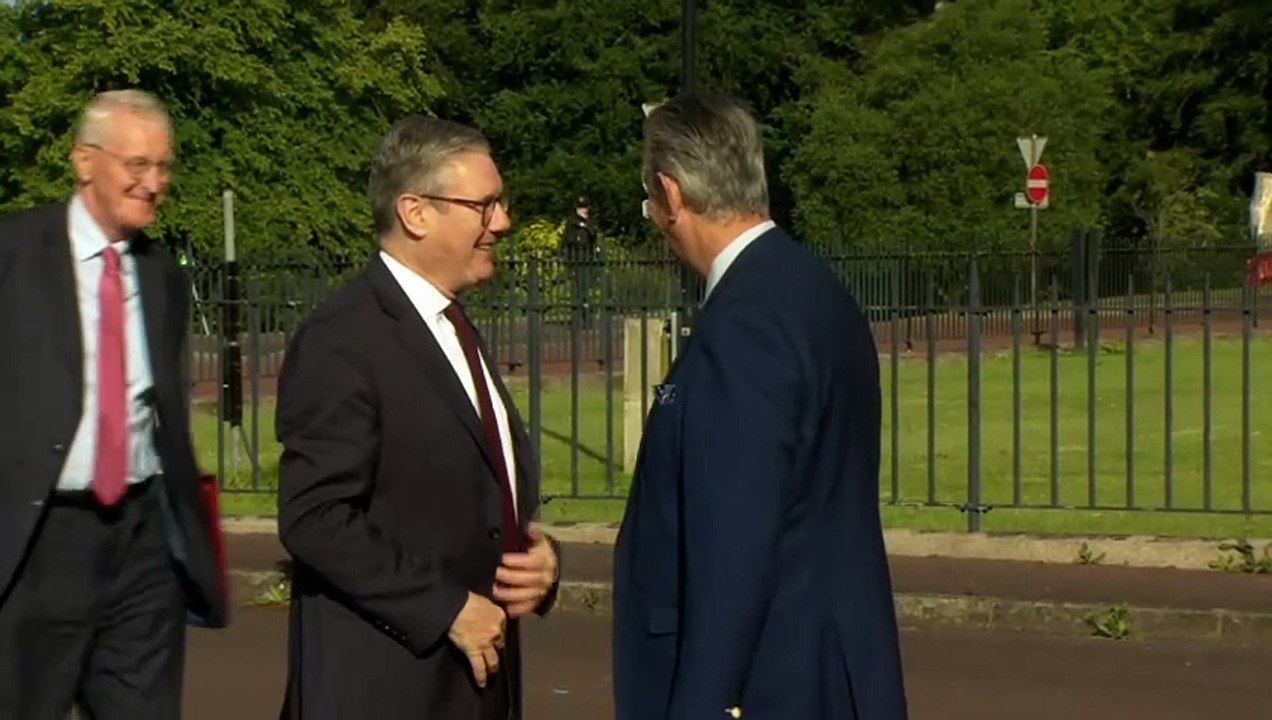 Keir Starmer visits Northern Ireland Assembly