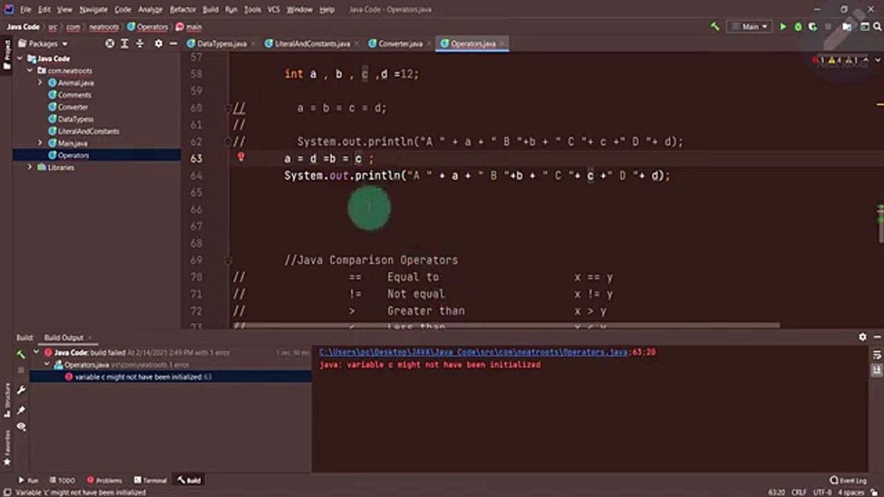 Lesson 22 - Java for Beginners Part 6