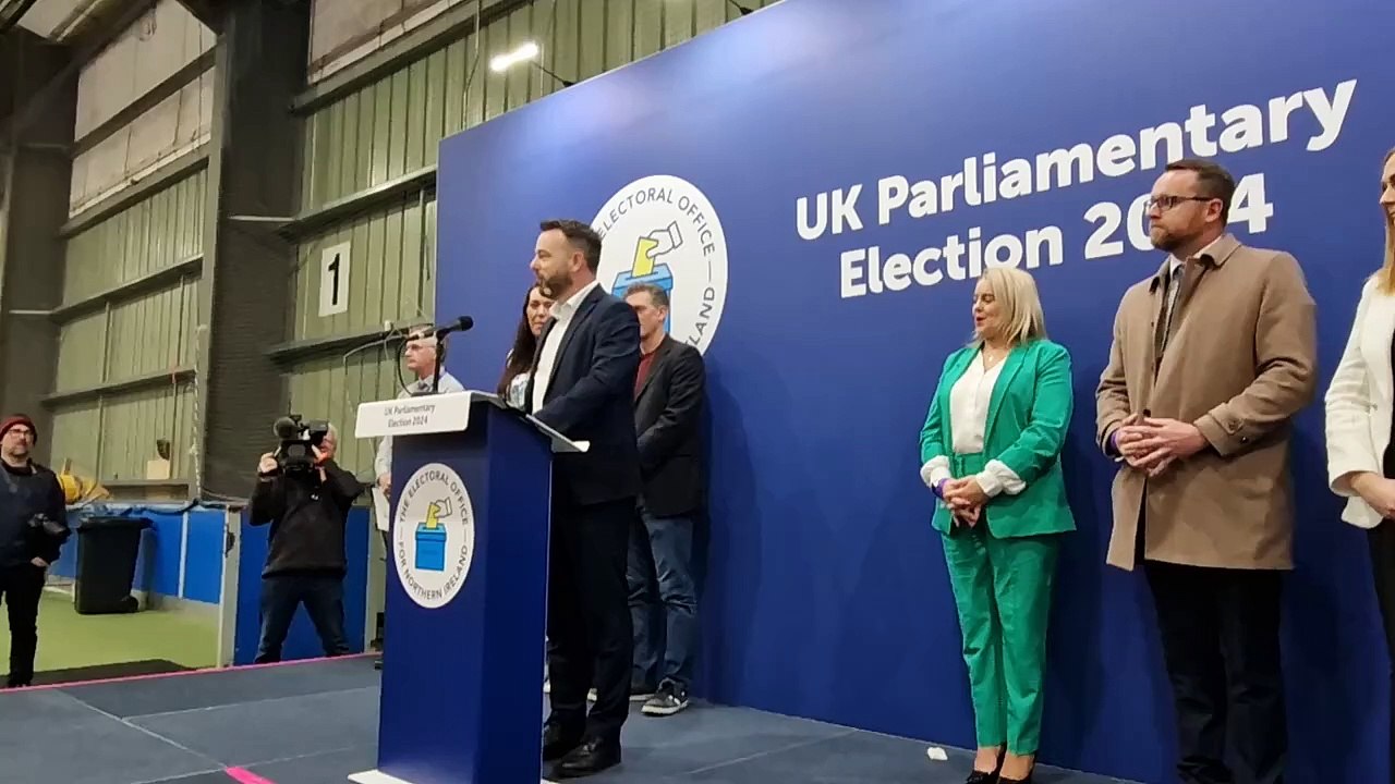 Colum Eastwood victory speech