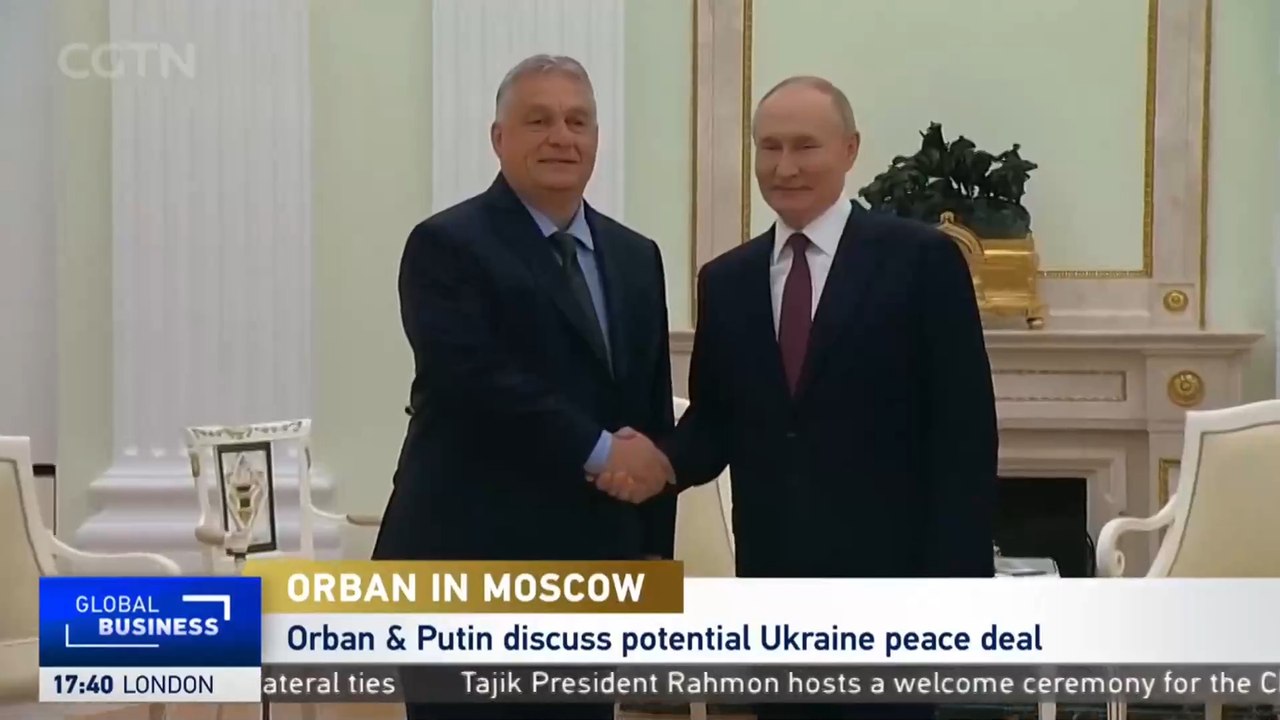 Orban and Putin discuss Ukraine peace in Moscow