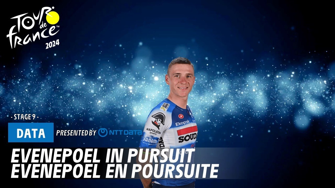 Evenepoel in pursuit  - Tour de France 2024