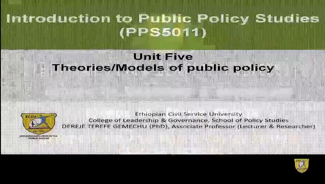 Unit 5 Part 1 Overview