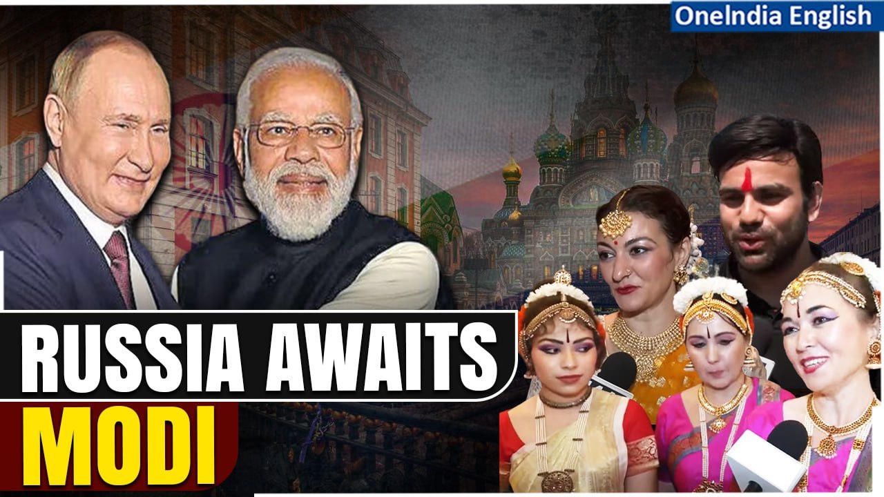 PM Modi's Russia Visit: Excitement Builds as Indian Community Prepares to Welcome Him |Oneindia News
