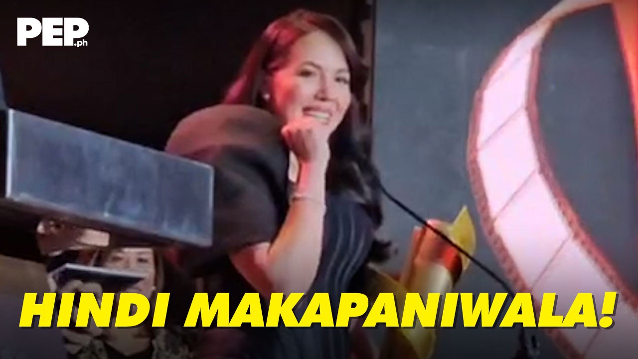 Julia Montes hindi makapaniwala sa natanggap na award | PEP Hot Story