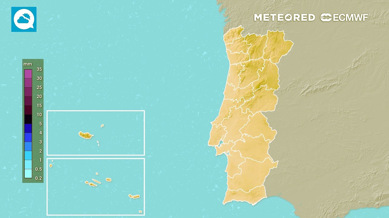 Precipitação acumulada em Portugal