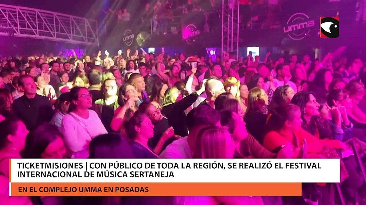 Ticketmisiones | Con público de toda la región, se realizó el Festival Internacional de música sertaneja