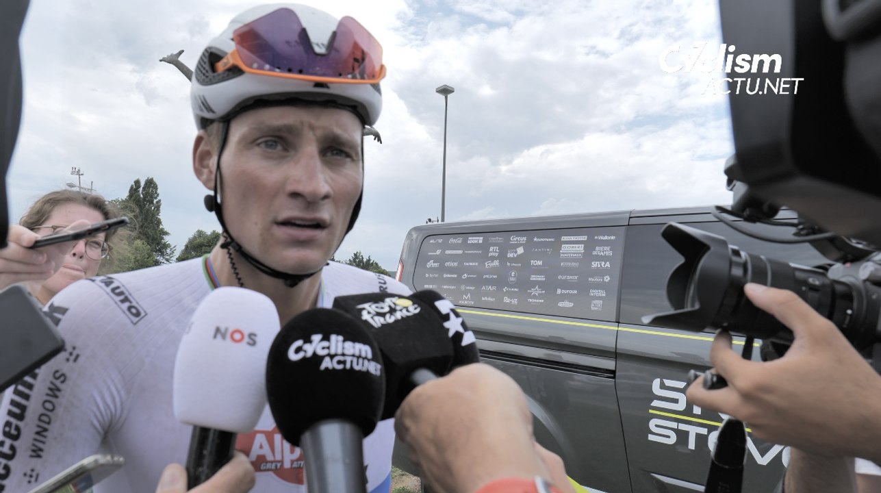 Cycling - Tour de France 2024 - Mathieu van der Poel : “We finally have this victory with Jasper Philipsen”