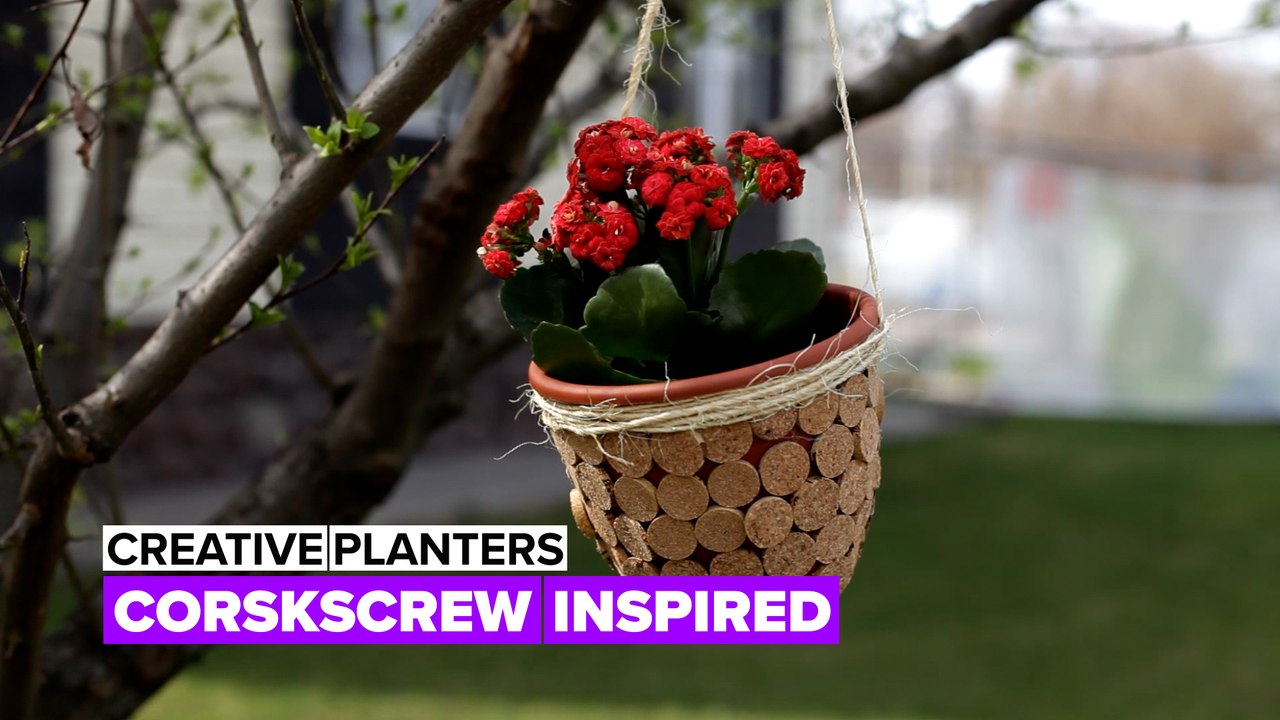 Creative Pots: Corkscrew Inspiration for Decorating