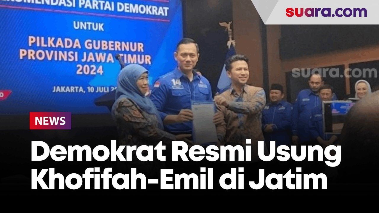 Demokrat Resmi Dukung Khofifah-Emil Dardak di Pilkada Jatim, AHY: Pasangan Ideal dan Berpengalaman