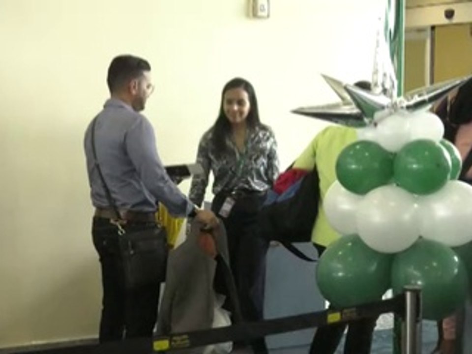 FRONTIER AIRLINES 1ST FLIGHT TO T&T WAS FULL