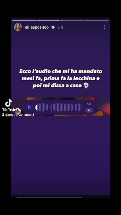 dissing tra eliesposito e michellecomi