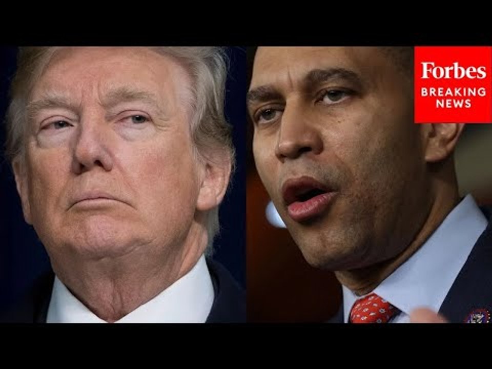 'Dangerous, Diabolical, And Dastardly': Hakeem Jeffries Blasts Trump Over Project 2025