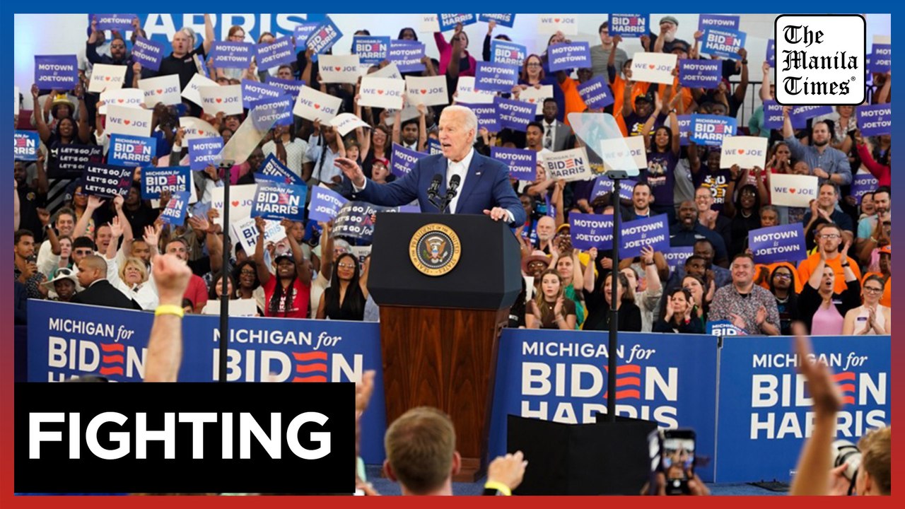 Biden campaigns in Detroit