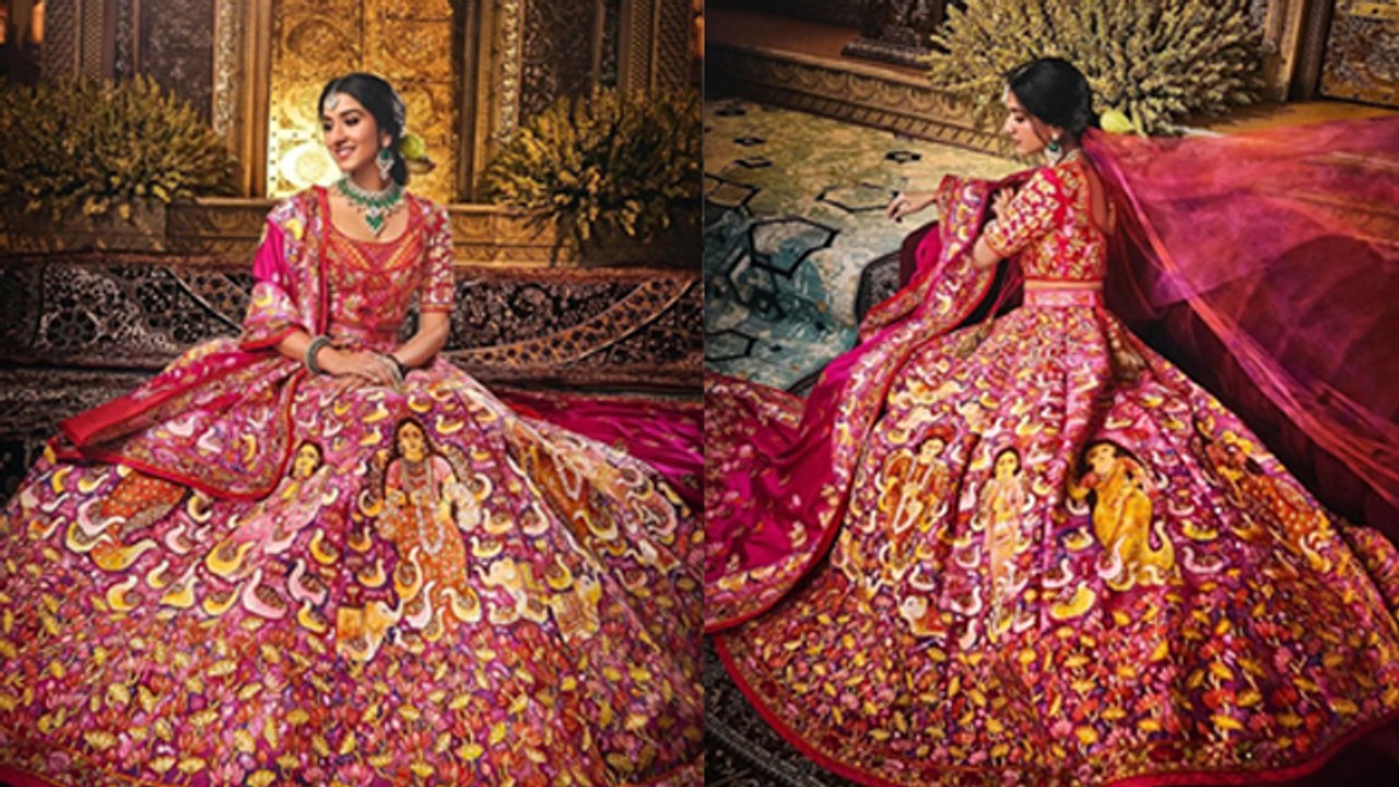 Radhika Merchant Shubh Ashirwad Ceremony First Look Gujrati Lehenga,Public Reaction...