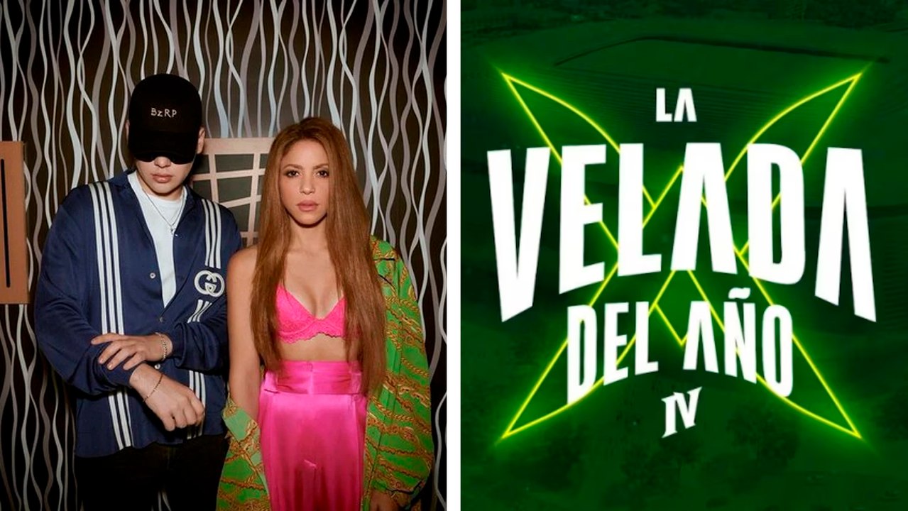 Bizarrap abre su presentación nen La Velada del Año 4 con la 'Bzrp Music Sessions Vol. 53' junto a Shakira