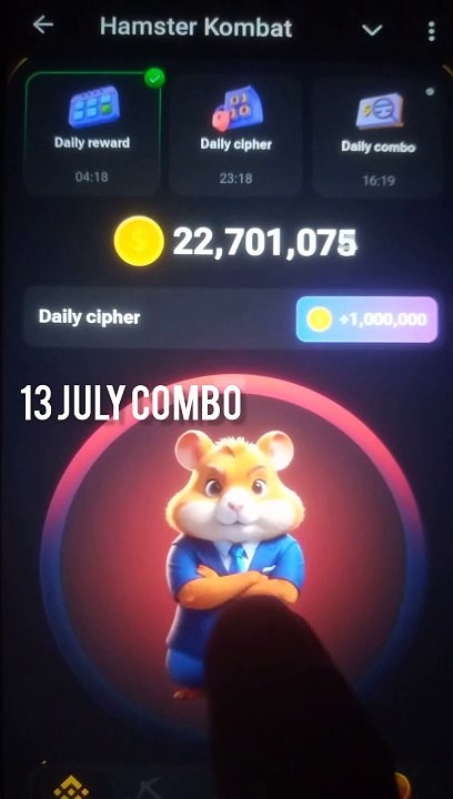 Daily hamster kombat cipher codes 13 July 24
