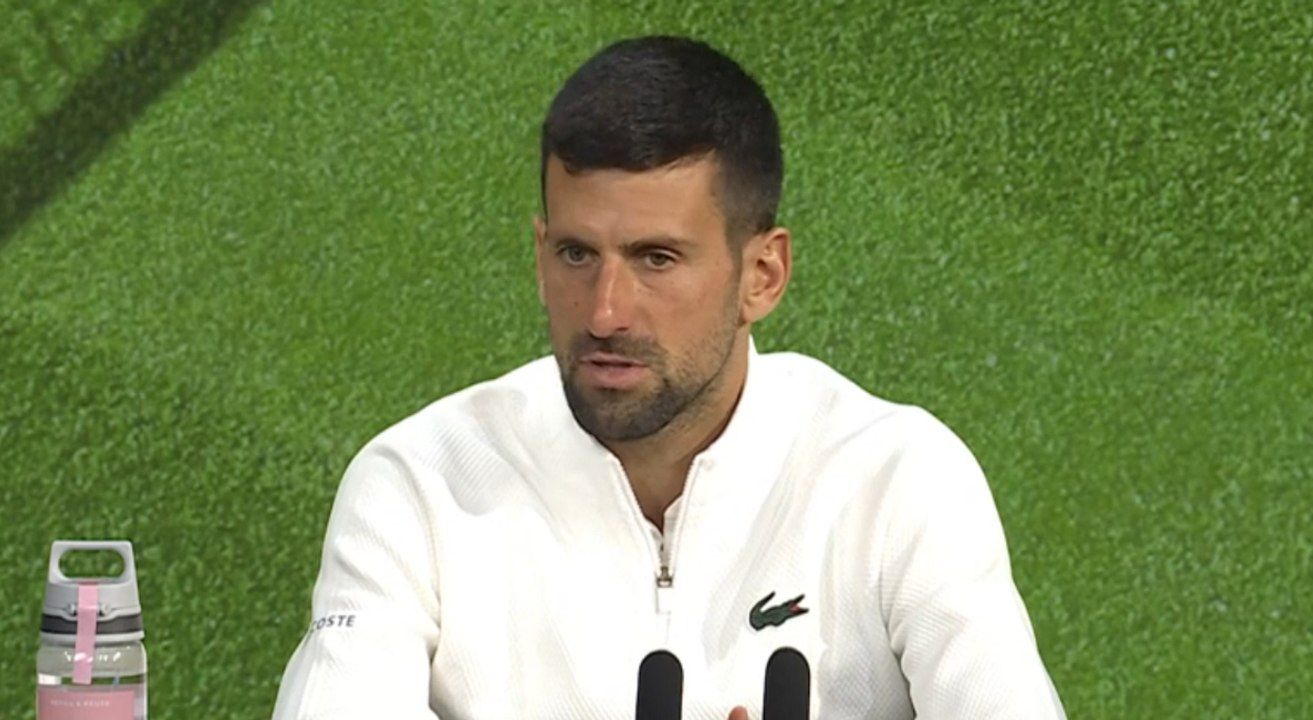 Tennis - Wimbledon 2024 - Novak Djokovic : "Jannik Sinner and Carlos Alcaraz are the best this year by far"