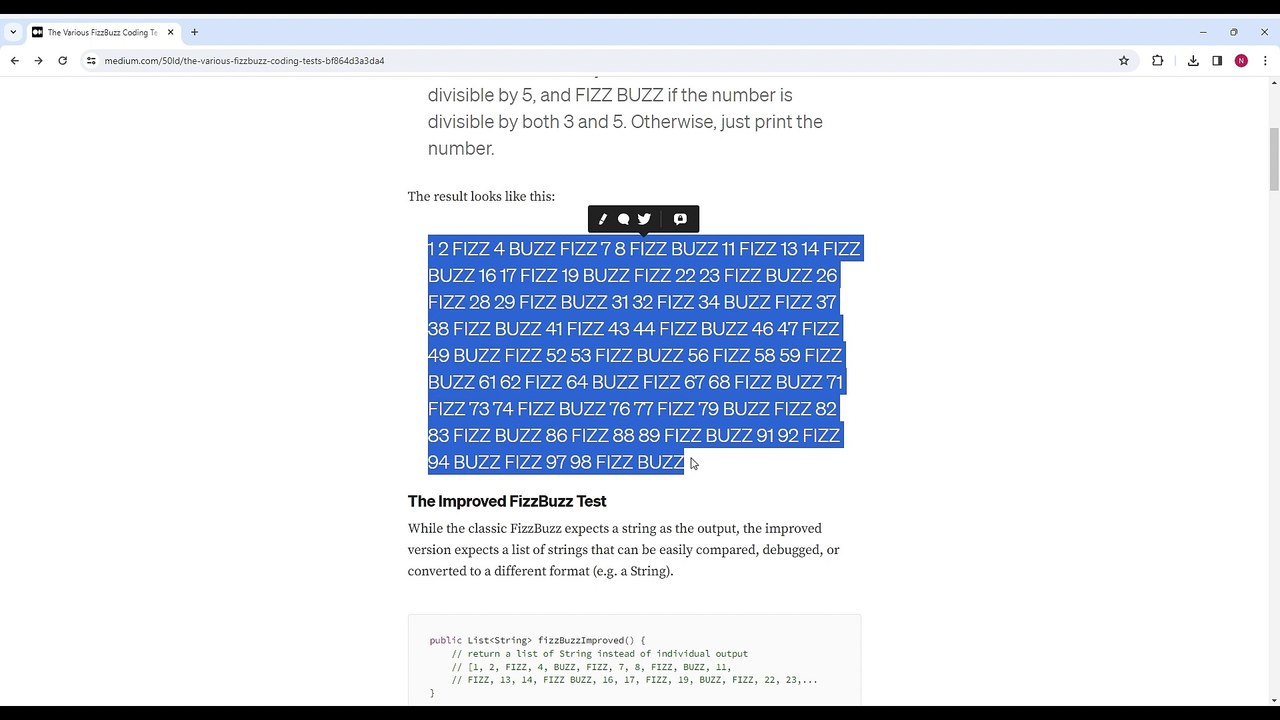 Solving FizzBuzz Coding Test with Java loop and Stream
