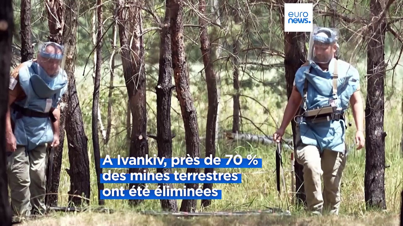 En Ukraine, les opérations de déminage progressent