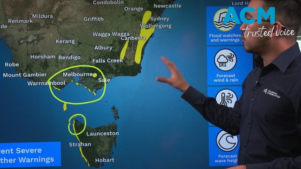Damaging winds, low temperatures sweeping across southern states