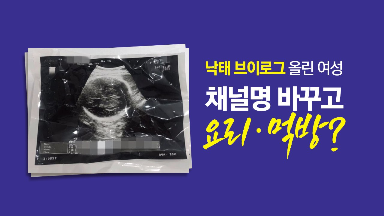 '낙태 브이로그' 지우고 요리·먹방?... 경찰, 엄중 수사 방침 [앵커리포트] / YTN