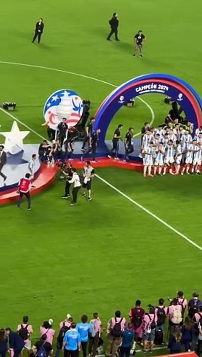 Red Uno captó cuando Argentina levanta la Copa América